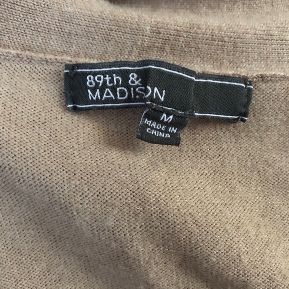 89th and Madison cardigan soft sweater long with pockets size M - Picture 5 of 7